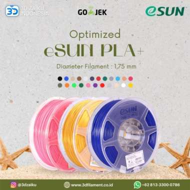 ESUN 3D FILAMENT TERBARU OPTIMIZED PLA+ ABS+ FILAMENT 1.75 MM ABS+ Hitam