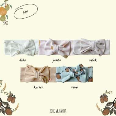 BOW - DUKU, JAMBU, SALAK, KERSEN, SAWO ONE SIZE - KERSEN