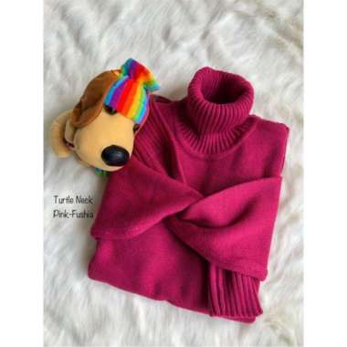 VERISH Turtleneck Premium Turtle Neck Sweater Unisex Untuk Winter Anti Dingin Tebal Hangat Menghanga