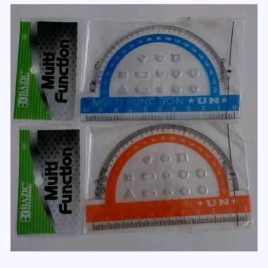 Busur Multi fungsi / Penggaris Busur plus cetakan