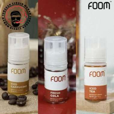 Foom Beverage Series Liquid Foom Cola Cappucino Iced Tea Salt Nic by Foom Coconut Water