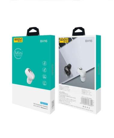 Qoovi Headset Earphone TWS True Wireless Bluetooth Noise Reduction