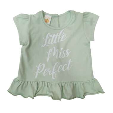 PLEU Blus Little Perfect Atasan Anak Perempuan 3 Tahun Hijau