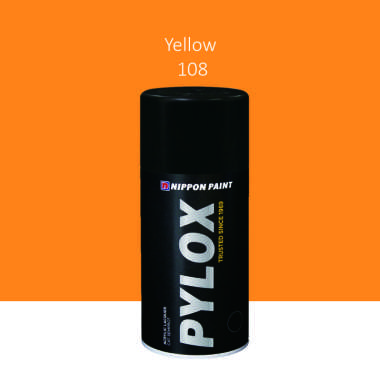 Pylox (Cat Semprot) Nippon Paint Solid Colour Netto 300 cc – Yellow 108