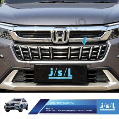 All New BRV 22 Front Grille Alphard Blacktivo List Chrome JSL