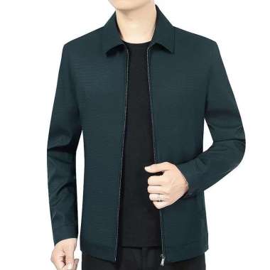 Verish jaket resmi formal pria / jaket pns model terbaru bahan twist Hijau tosca L