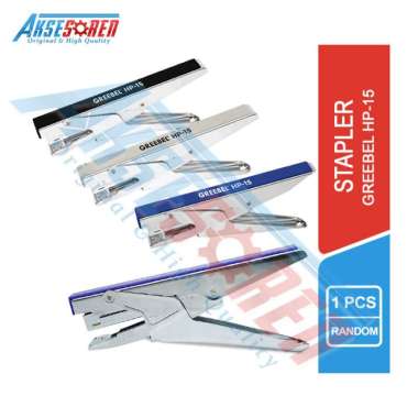 Aksesoren Staples Besar Greebel / Stapler / Cekrekan / Jegrekan / Jepretan / Klip Kertas Hekter HP-1