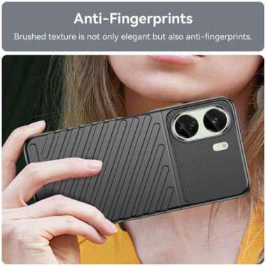 CASING XIAOMI REDMI 13C CASE REDMI 13C RUGGED ARMOR COVER REDMI 13C HITAM