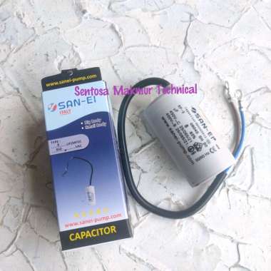 8 UF Kapasitor Capasitor Bulat Kabel Pompa Air 8UF 450V