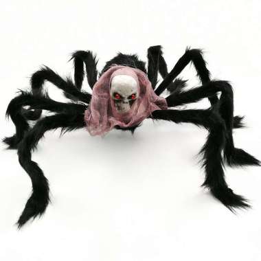 Verish SPSK spider skull laba-laba tengkorak dekorasi halloween rumah hantu prank toys mainan boneka