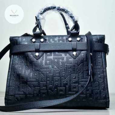 LONGCHAMP LA VOYAGEUSE CUIR LGP NOIR MEDIUM - 100% Authentic