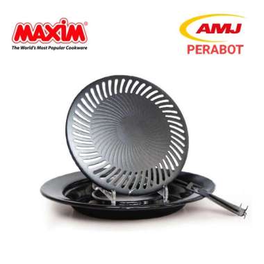 MAXIM Alat Panggang Bulat Ultra Grill Teflon Anti Lengket 25 cm