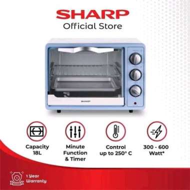 Sharp Oven Listrik 18 Liter EO-18BL