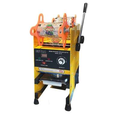 SCA90 MESIN CUP SEALER PRESS GELAS PLASTIK SEMI MANUAL GETRA SCA 90