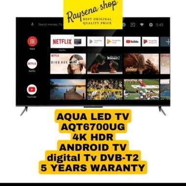 AQUA LE58AQT6700UG/ 58AQT6700UG 4K ANDROID TV 58 inch