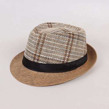VERISH Topi Fedora / Fedora Hat Import / Topi fedora kain Halus Topi Fedora Mix import fedora 259 co