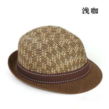 VERISH Topi Fedora / Fedora Hat Import / Topi fedora kain Halus Topi Fedora Mix import fedora 258 Co
