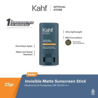 Kahf Invisible Matte Sunscreen Stick 22g