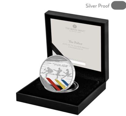 Koin The Police 2023 UK 1oz Silver Colour Limited Edition