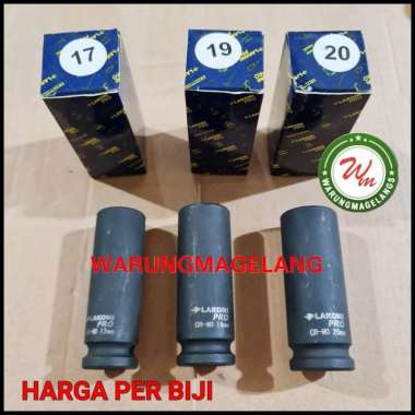 MATA KUNCI SOK PANJANG 17 19 20 mm SEGI 6 STANG 1/2 INCH impacts 20