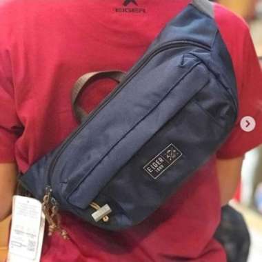 Tas Pinggang Eiger Sender 3.0 waistbag selempang pria wanita original Navy