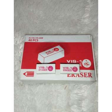Penghapus Pensil Vis-1 Merah