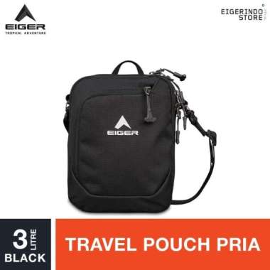 Tas selempang Eiger Z Gonio 03 1F Waistbag Pinggang pria wanita Hitam