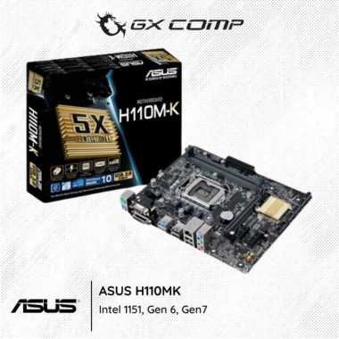 Asus H110M-K | Intel LGA 1151, Gen 6, Gen7