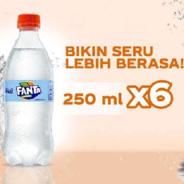 Fanta Minuman Air Bersoda Soda Water 250ml x 6Btl