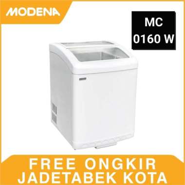 CHEST FREEZER BOX MODENA MC 0160 W FREEZER SLIDING GLASS CONSERVA 160L