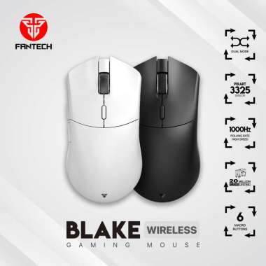 Fantech WGC5 BLAKE DUAL MODE Wireless Mouse Gaming WGC5 Rechargeable PIXART 3325 Original Garansi Re