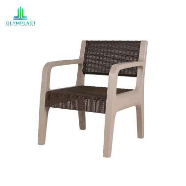 KYRSI PLASTIK MINIMALIS KURSI RUANG TAMU KURSI SANTAI OSCAR-1 SEATER