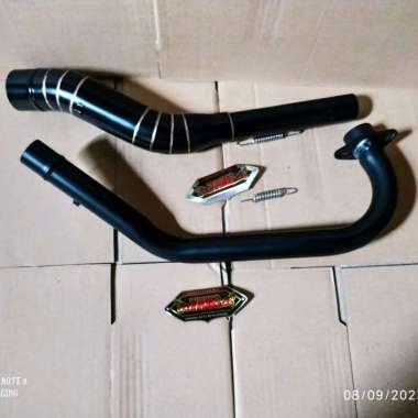 Leher pipa Leheran Knalpot Racing Satria Fu Vixion Verza Sonic 150 R15 CBR150R CB150R Mx King 150 Xa