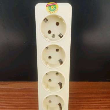 Cahaya 4 Lubang Stop Kontak Arde Kuningan