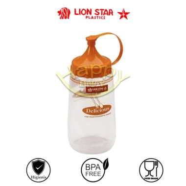 LION STAR BOTOL KECAP | BOTOL SAUS | BOTOL MAYONISE | BOTOL CUKA 475ML ORANGE