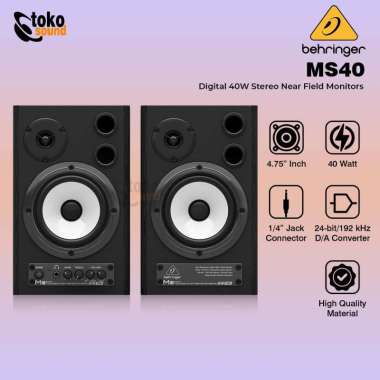 Behringer ms40 cheap multimedia speaker