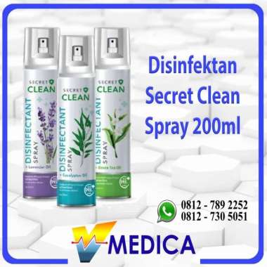 Disinfektan Secret Clean Spray 200ml / Disinfectant Secret Clean Spray
