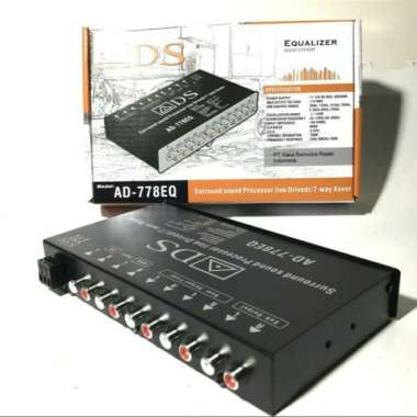Parametrik Equalizer Ad-778Eq 7Way Surround Sound Procesor Terlaris