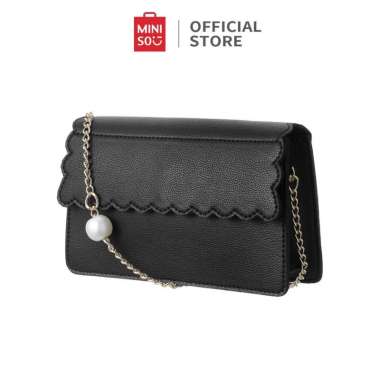 Tas Selempang Original Sling Bag Putih Tas Slimbag Wanita Hitam Tas Bahu Rantai Crossbody Bag Mode F