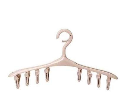 SK-C281 Hanger Baju Jepitan 8IN1 / Gantungan Jemuran Baju Plastik Tebal / Hanger Kaos Kaki / Gantung