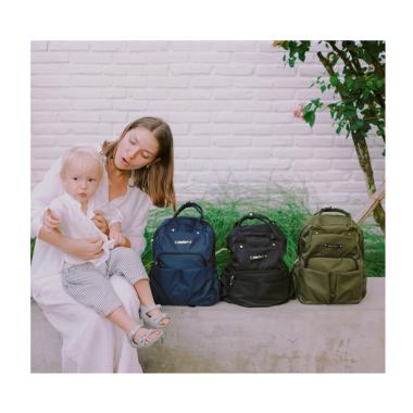 BabyGO Inc Luna Diaper Bag Baby Go Black