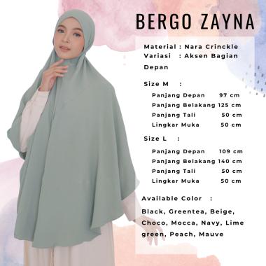Bergo Zayna by TRZ HER/Bergo Crinckle Instant TRZ HER/ Bergo Nara Crinkle Tali/ Bergo Simple Instant