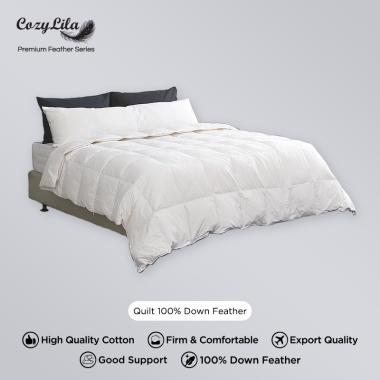 Selimut Bulu Angsa 100% Down (Soft Smooth) uk 140x210