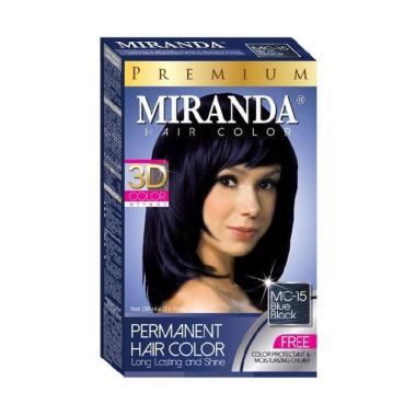 Miranda Hair Color 30ml Pewarna Rambut Semir Miranda MC-15 Blue Black