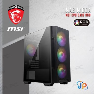 MSI Gaming CPU Case MAG Forge M100A RGB - Acrylic Glass Chassis