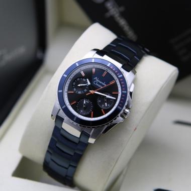 JAM TANGAN WANITA ALEXANDRE CHRISTIE AC 6455 AC6455 STAINLESS ORIGINAL SILVER BLUE