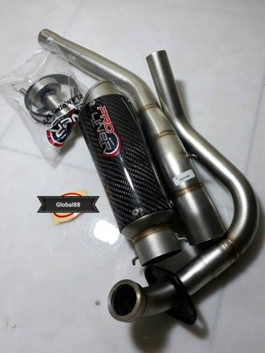 knalpot knalpot proliner carbon thailan mx king-satria fu 150-sonic Multicolor