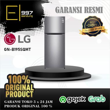 Kulkas LG GN-B195SQMT / GN B195 SQMT / GNB195SQMT 2 pintu - Silver