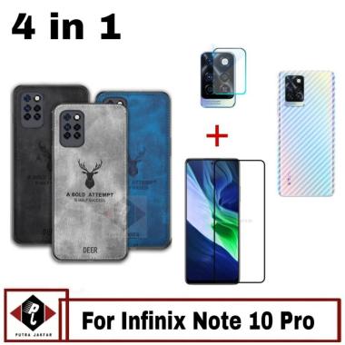 Case Deer Infinix Note 10 Pro Anti Gores Layar Bonus Camera & Garskin