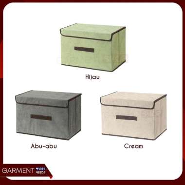 Storage Box 2 In 1 Kotak Penyimpanan Baju Mainan Organizer Lipat Multifungsi KECIL RANDOM